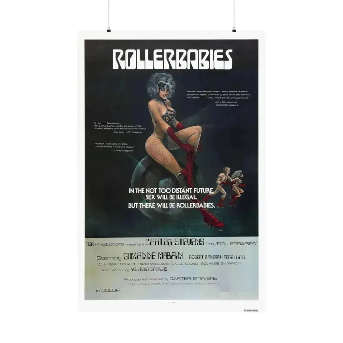 ROLLERBABIES 1976 - Paper Movie Poster 36" x 54" Matte - The Sticker Space