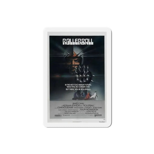 Rollerball 1975 Movie Poster Refrigerator Magnet 2 Inch - The Sticker Space