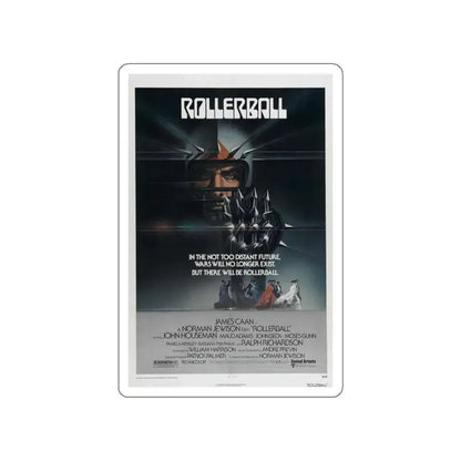 ROLLERBALL 1975 Movie Poster STICKER Vinyl Die-Cut Decal 4 Inch - The Sticker Space