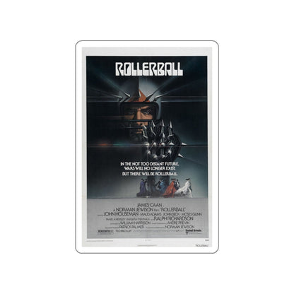 ROLLERBALL 1975 Movie Poster STICKER Vinyl Die-Cut Decal-White-The Sticker Space