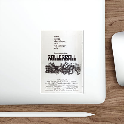 ROLLERBALL (TEASER) 1975 Movie Poster STICKER Vinyl Die-Cut Decal-The Sticker Space