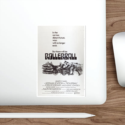 ROLLERBALL (TEASER) 1975 Movie Poster STICKER Vinyl Die-Cut Decal-The Sticker Space