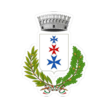 Rolo-Stemma (Italy) (Coat of Arms) STICKER Vinyl Kiss-Cut Decal 3 Inch White - The Sticker Space