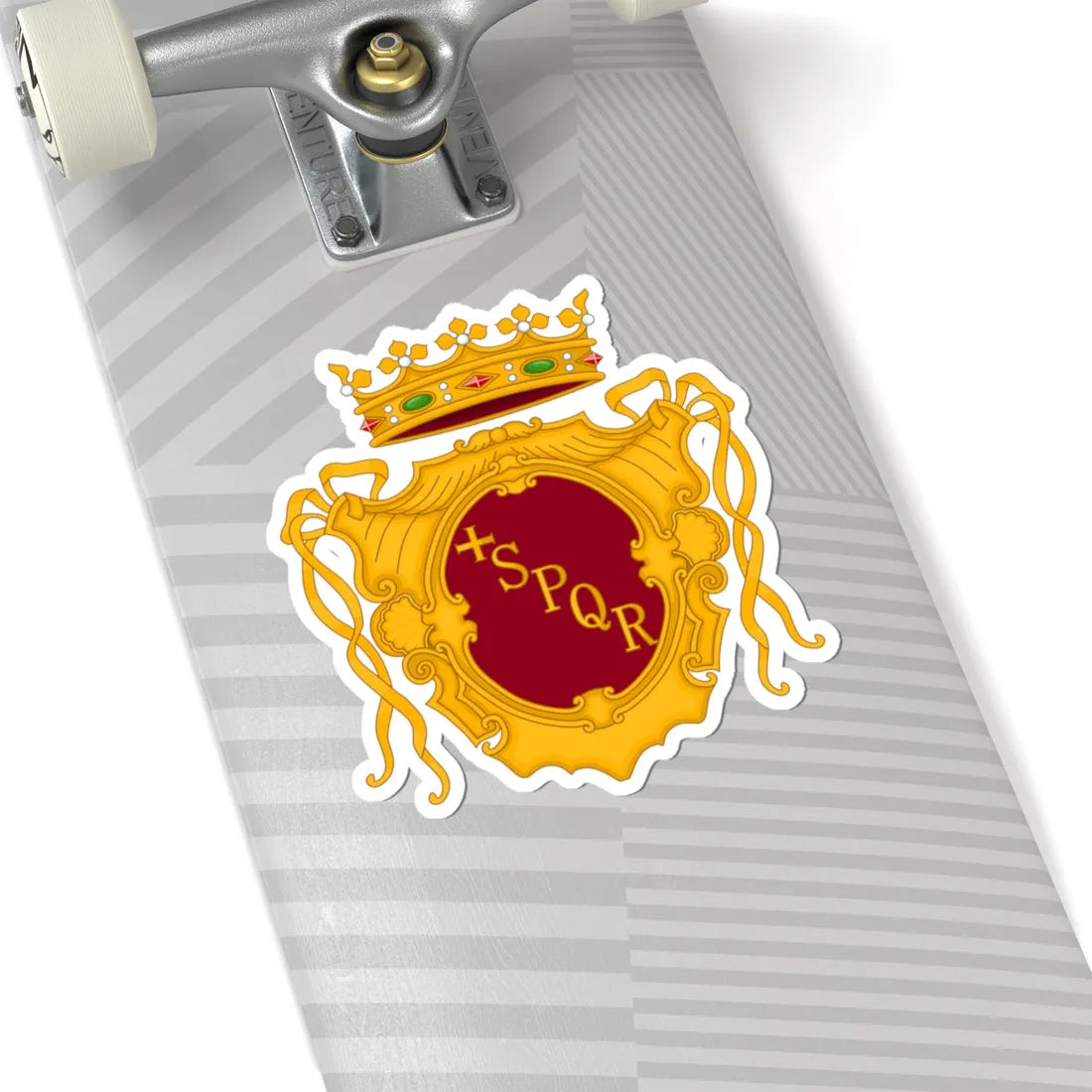 Roma-Stemma (Italy) (Coat of Arms) STICKER Vinyl Kiss-Cut Decal - The Sticker Space