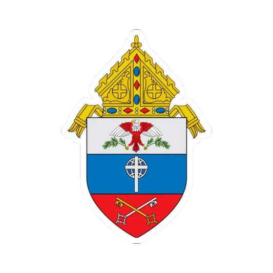 Roman Catholic Archdiocese for the Military Services, USA - STICKER Vinyl Kiss-Cut Decal 2 Inch White - The Sticker Space