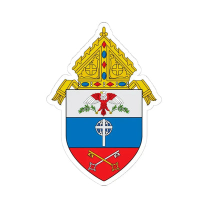Roman Catholic Archdiocese for the Military Services, USA - STICKER Vinyl Kiss-Cut Decal 4 Inch White - The Sticker Space