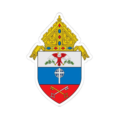Roman Catholic Archdiocese for the Military Services, USA - STICKER Vinyl Kiss-Cut Decal 6 Inch White - The Sticker Space