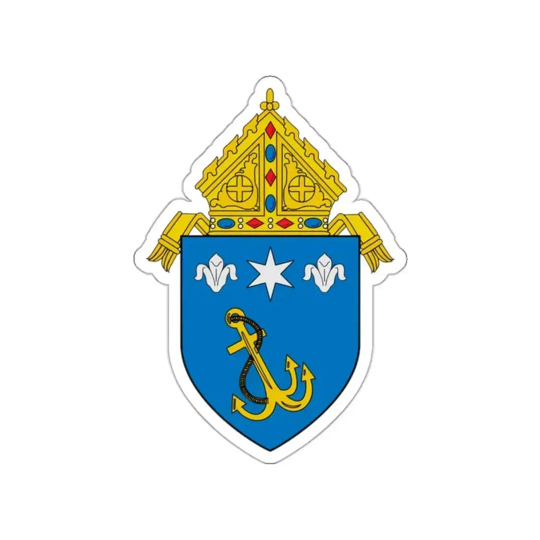 Roman Catholic Archdiocese of Anchorage - STICKER Vinyl Die-Cut Decal White Die-Cut 2 Inch - The Sticker Space