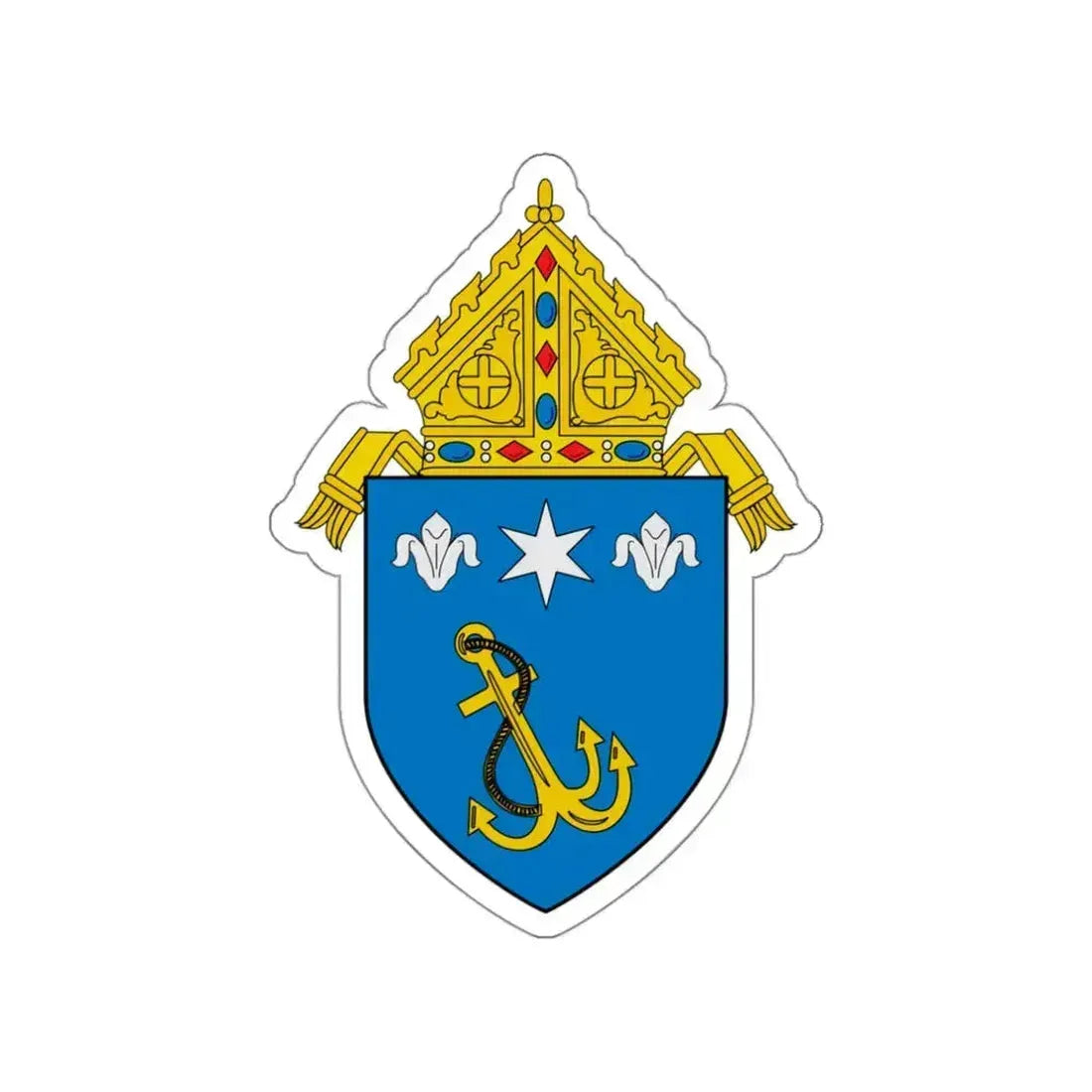 Roman Catholic Archdiocese of Anchorage - STICKER Vinyl Die-Cut Decal White Die-Cut 3 Inch - The Sticker Space