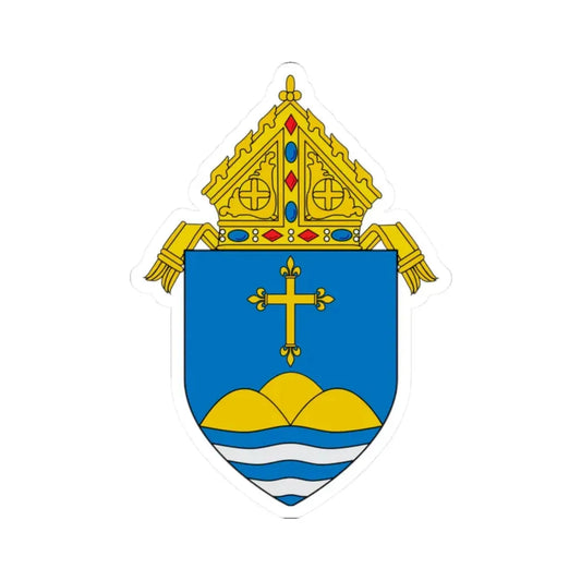 Roman Catholic Archdiocese of Boston - STICKER Vinyl Kiss-Cut Decal 2 Inch White - The Sticker Space