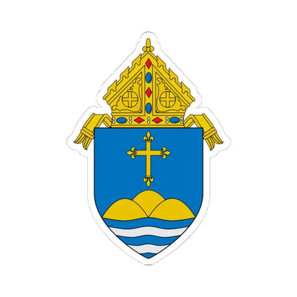 Roman Catholic Archdiocese of Boston - STICKER Vinyl Kiss-Cut Decal 4 Inch White - The Sticker Space