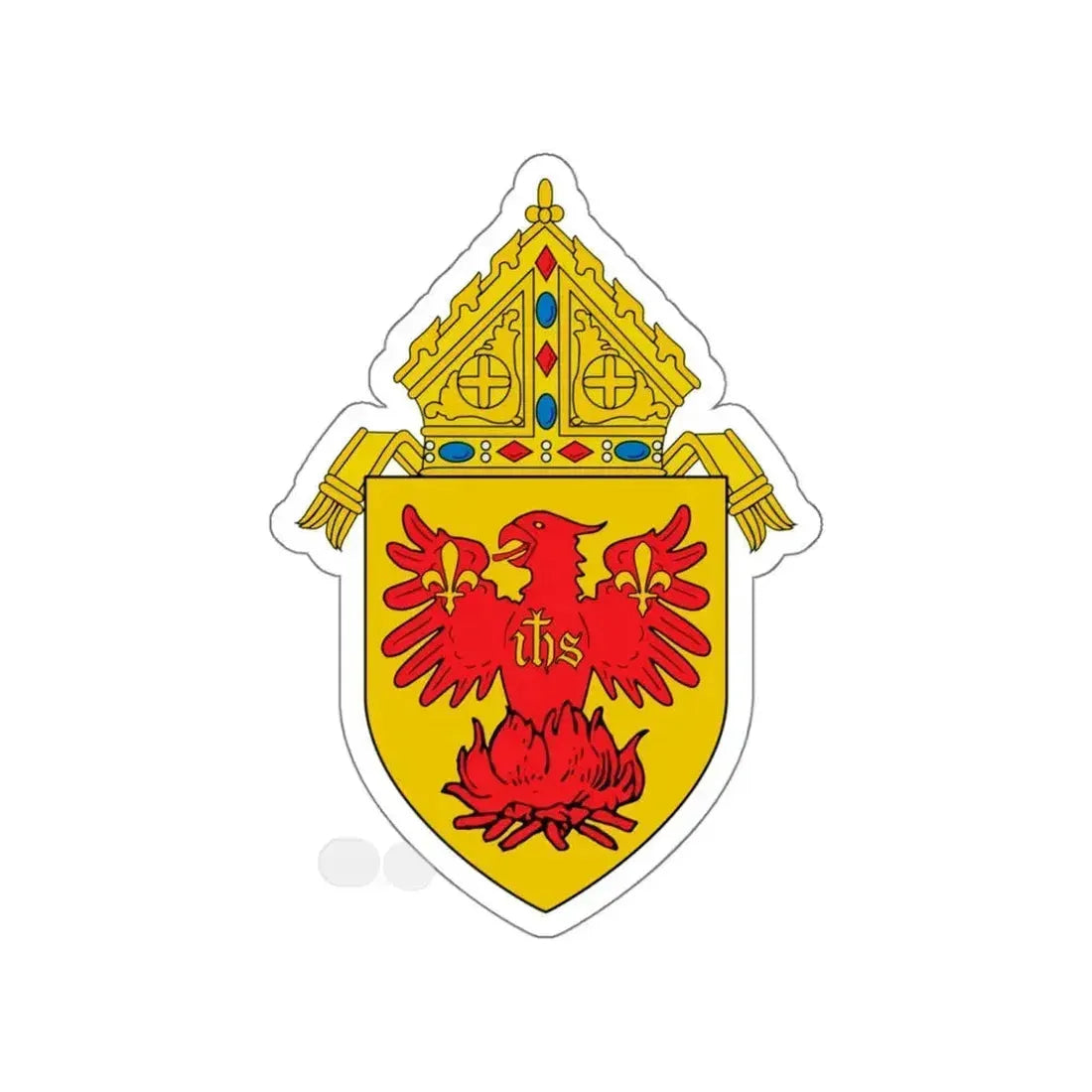 Roman Catholic Archdiocese of Chicago - STICKER Vinyl Die-Cut Decal White Die-Cut 5 Inch - The Sticker Space