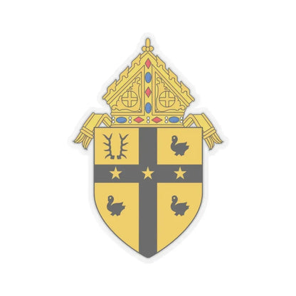 Roman Catholic Archdiocese of Detroit - STICKER Vinyl Kiss-Cut Decal 3 Inch Transparent - The Sticker Space