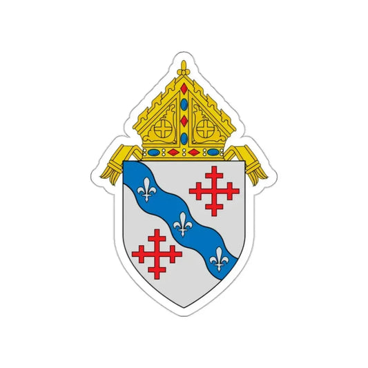 Roman Catholic Archdiocese of Dubuque - STICKER Vinyl Die-Cut Decal White Die-Cut 2 Inch - The Sticker Space