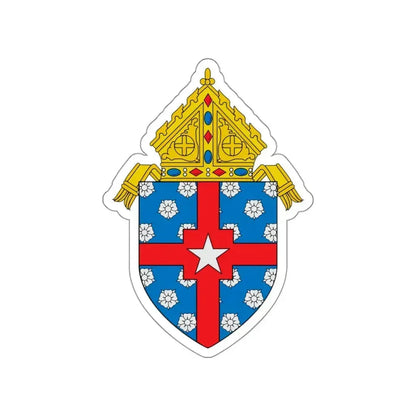 Roman Catholic Archdiocese of Galveston Houston - STICKER Vinyl Die-Cut Decal White Die-Cut 3 Inch - The Sticker Space