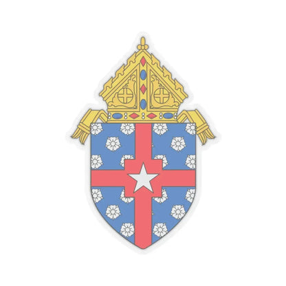 Roman Catholic Archdiocese of Galveston Houston - STICKER Vinyl Kiss-Cut Decal 2 Inch Transparent - The Sticker Space
