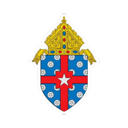 Roman Catholic Archdiocese of Galveston Houston - STICKER Vinyl Kiss-Cut Decal 2 Inch White - The Sticker Space
