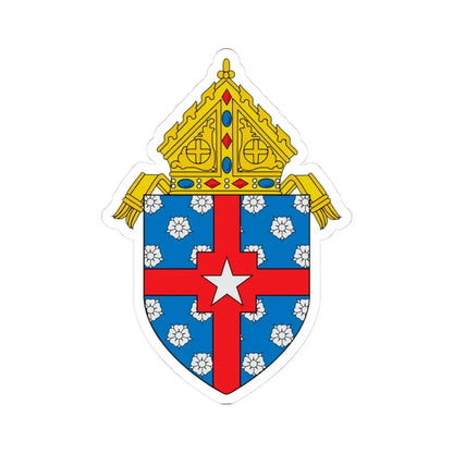 Roman Catholic Archdiocese of Galveston Houston - STICKER Vinyl Kiss-Cut Decal 3 Inch White - The Sticker Space
