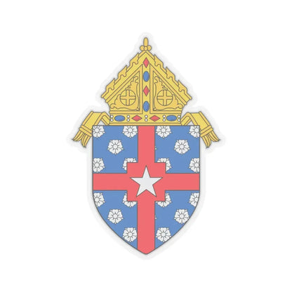 Roman Catholic Archdiocese of Galveston Houston - STICKER Vinyl Kiss-Cut Decal 4 Inch Transparent - The Sticker Space