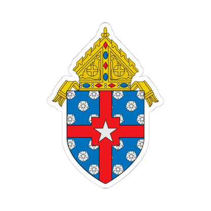 Roman Catholic Archdiocese of Galveston Houston - STICKER Vinyl Kiss-Cut Decal 6 Inch White - The Sticker Space