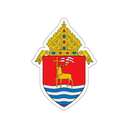Roman Catholic Archdiocese of Hartford - STICKER Vinyl Die-Cut Decal White Die-Cut 4 Inch - The Sticker Space