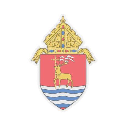 Roman Catholic Archdiocese of Hartford - STICKER Vinyl Kiss-Cut Decal 3 Inch Transparent - The Sticker Space