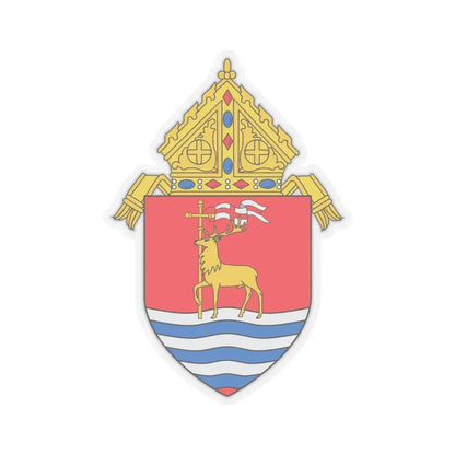 Roman Catholic Archdiocese of Hartford - STICKER Vinyl Kiss-Cut Decal 4 Inch Transparent - The Sticker Space