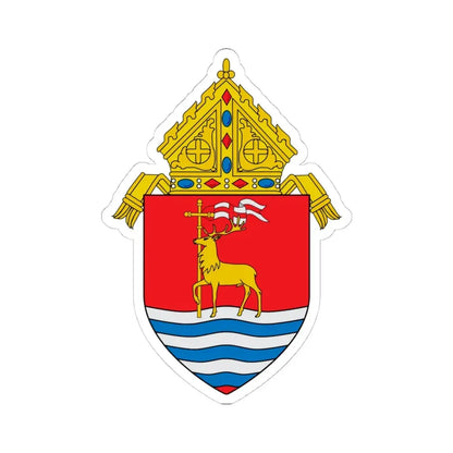 Roman Catholic Archdiocese of Hartford - STICKER Vinyl Kiss-Cut Decal 4 Inch White - The Sticker Space