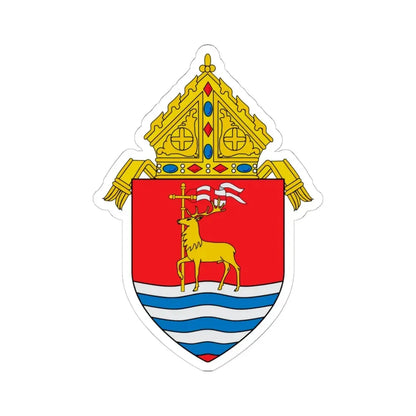 Roman Catholic Archdiocese of Hartford - STICKER Vinyl Kiss-Cut Decal 6 Inch White - The Sticker Space