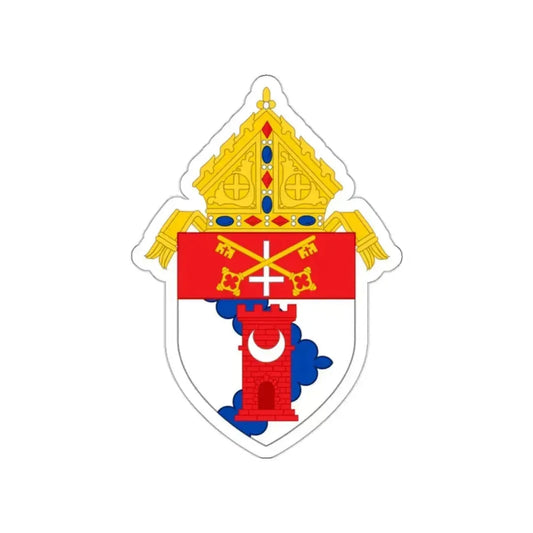 Roman Catholic Archdiocese of Kansas City in Kansas - STICKER Vinyl Die-Cut Decal White Die-Cut 2 Inch - The Sticker Space