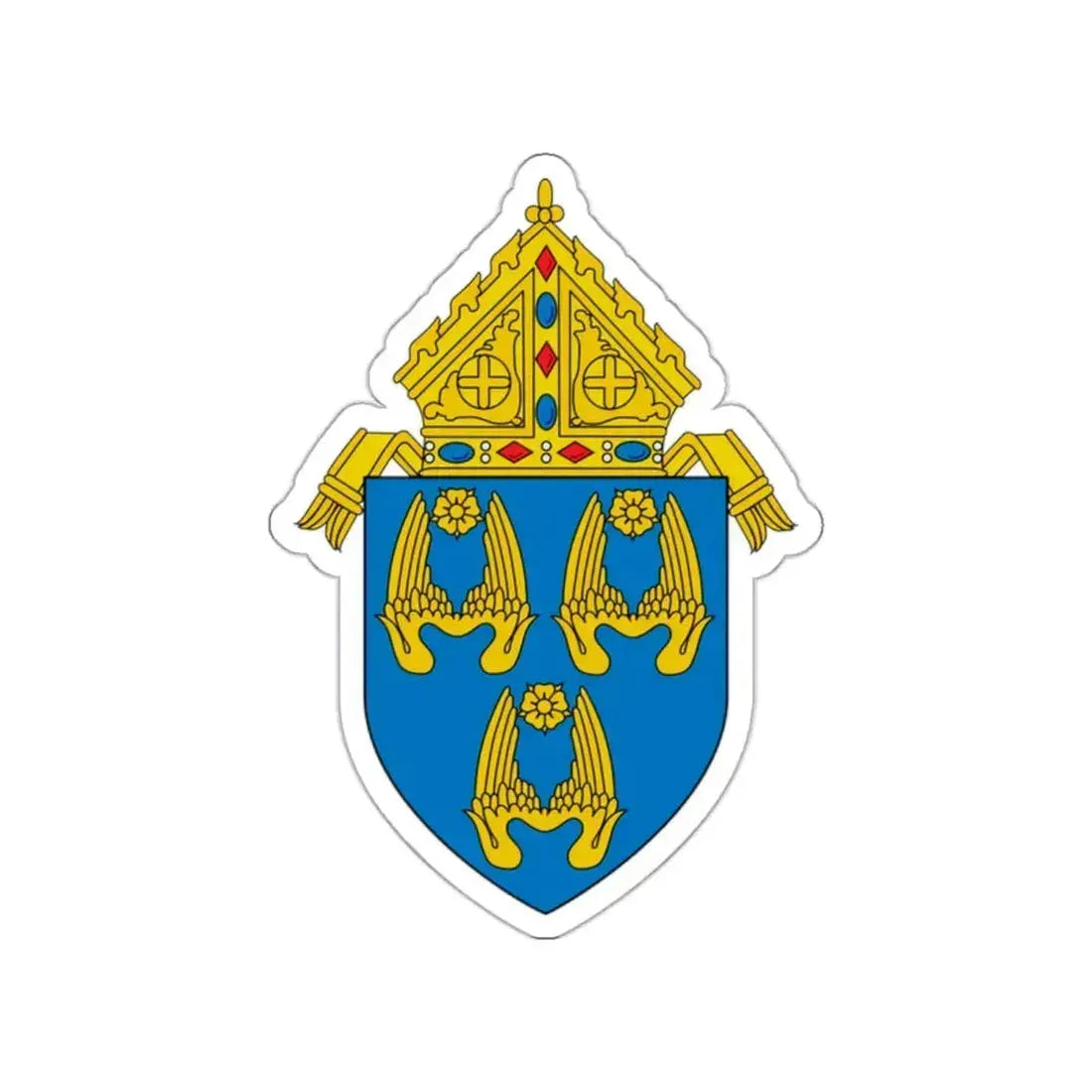 Roman Catholic Archdiocese of Los Angeles - STICKER Vinyl Die-Cut Decal White Die-Cut 2 Inch - The Sticker Space