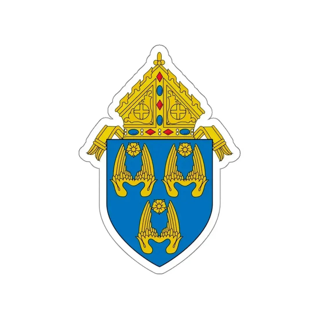 Roman Catholic Archdiocese of Los Angeles - STICKER Vinyl Die-Cut Decal White Die-Cut 6 Inch - The Sticker Space