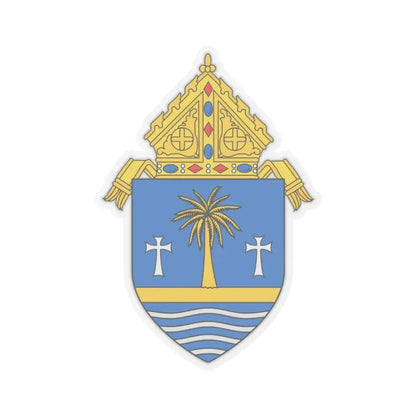 Roman Catholic Archdiocese of Miami - STICKER Vinyl Kiss-Cut Decal 3 Inch Transparent - The Sticker Space