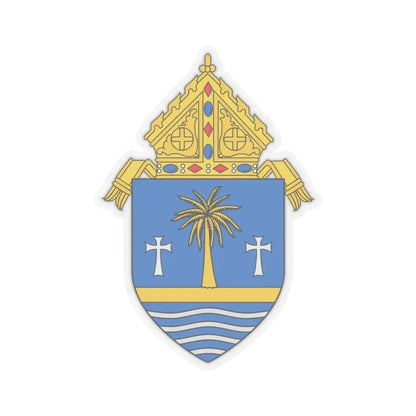 Roman Catholic Archdiocese of Miami - STICKER Vinyl Kiss-Cut Decal 4 Inch Transparent - The Sticker Space