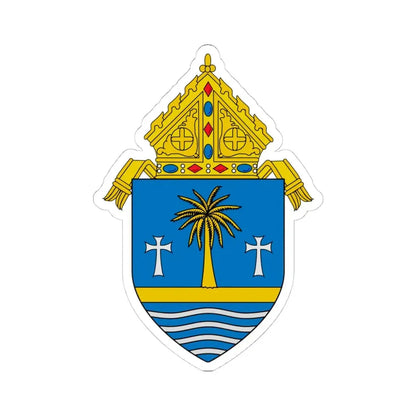 Roman Catholic Archdiocese of Miami - STICKER Vinyl Kiss-Cut Decal 4 Inch White - The Sticker Space