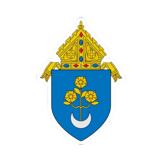 Roman Catholic Archdiocese of Mobile - STICKER Vinyl Kiss-Cut Decal 2 Inch White - The Sticker Space