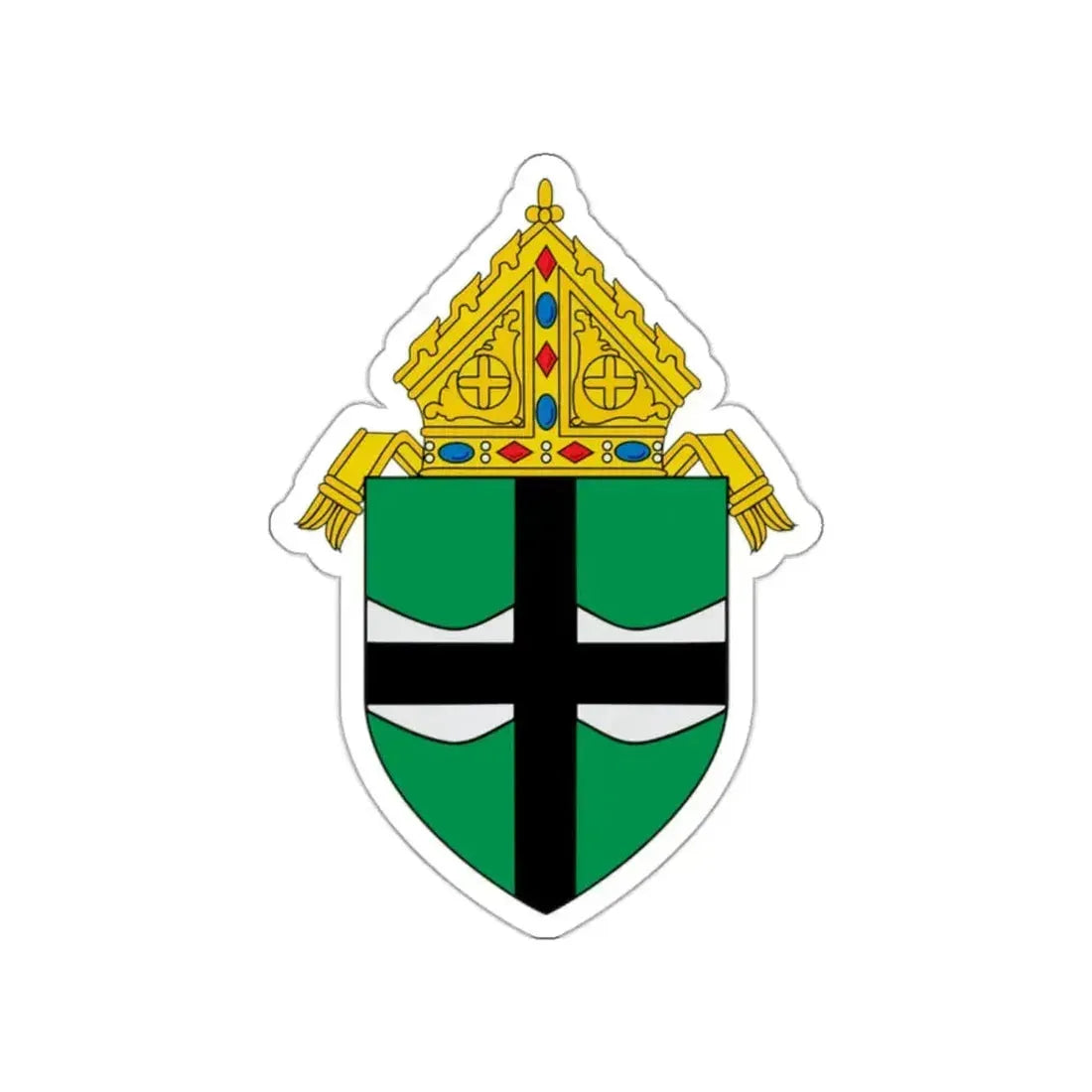 Roman Catholic Archdiocese of Omaha - STICKER Vinyl Die-Cut Decal White Die-Cut 2 Inch - The Sticker Space