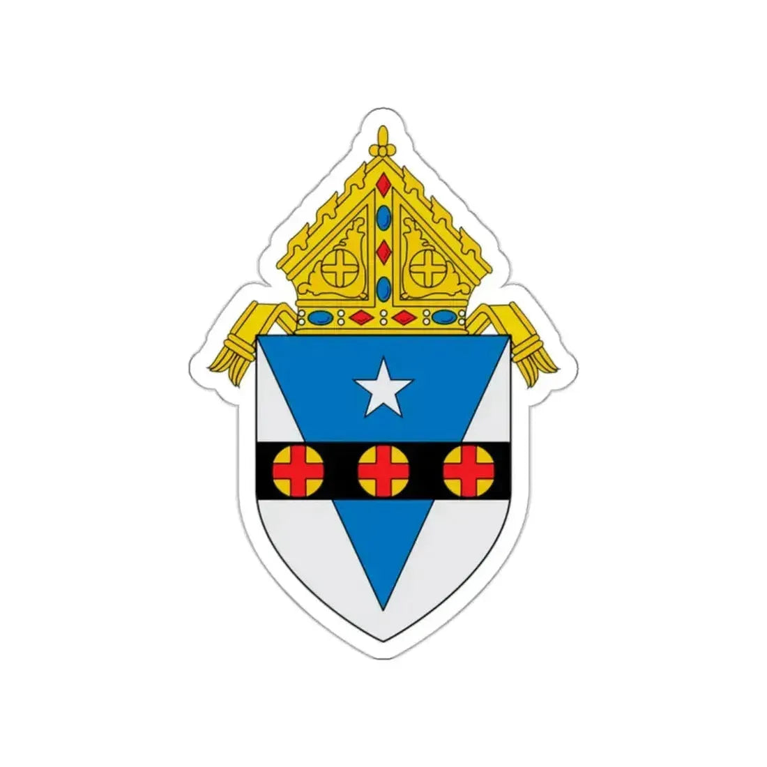 Roman Catholic Archdiocese of Philadelphia - STICKER Vinyl Die-Cut Decal White Die-Cut 2 Inch - The Sticker Space