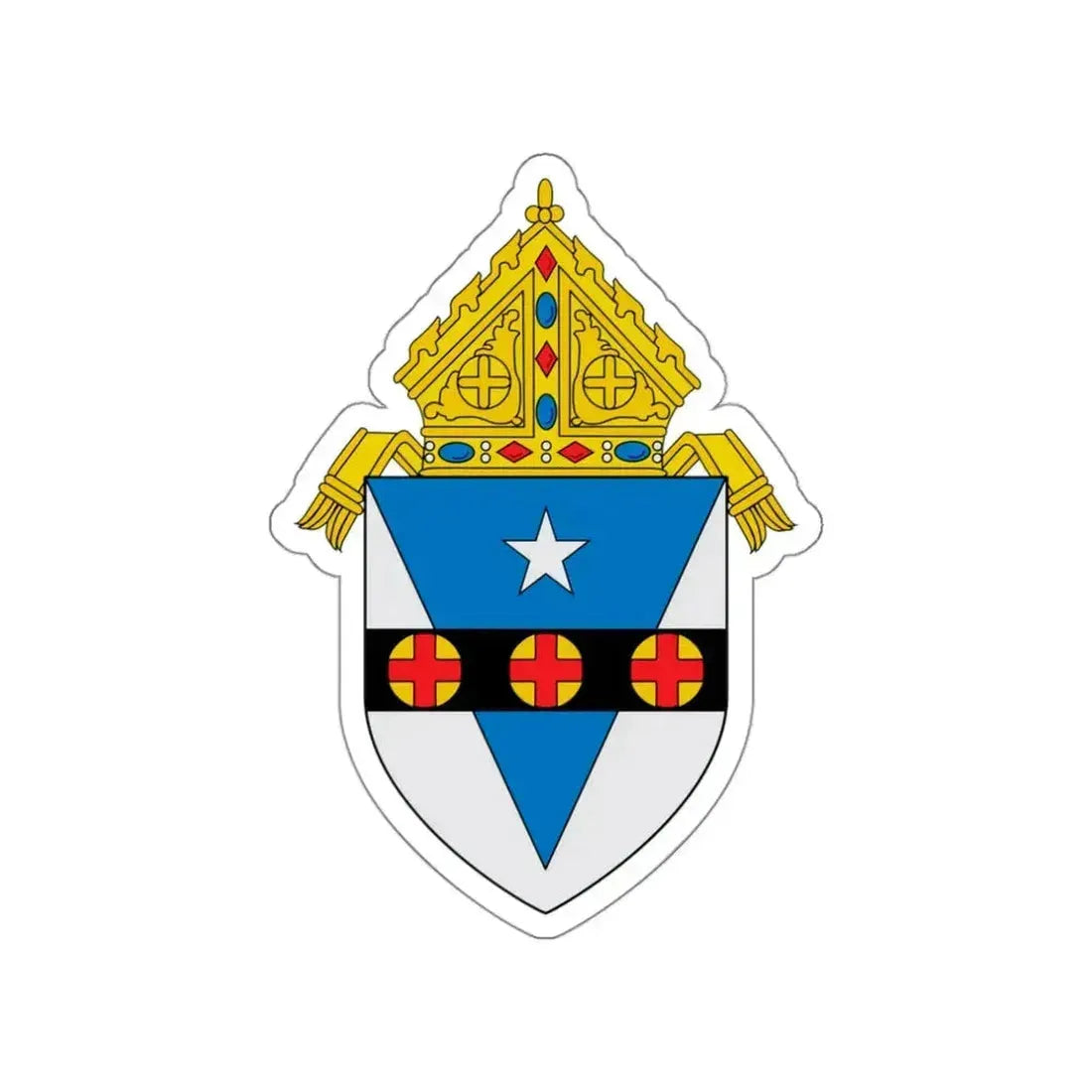 Roman Catholic Archdiocese of Philadelphia - STICKER Vinyl Die-Cut Decal White Die-Cut 3 Inch - The Sticker Space