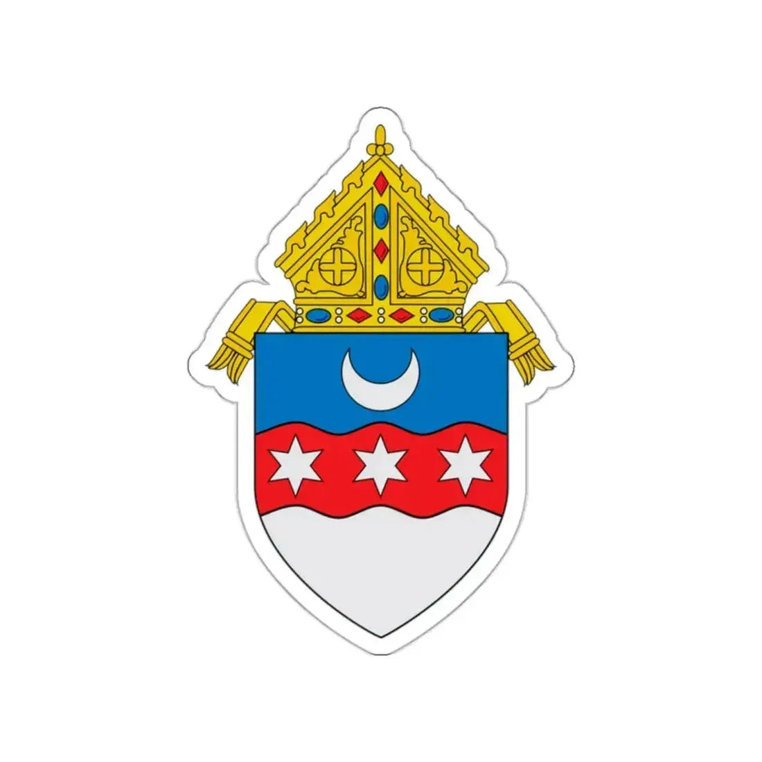 Roman Catholic Archdiocese of Portland in Oregon - STICKER Vinyl Die-Cut Decal White Die-Cut 2 Inch - The Sticker Space