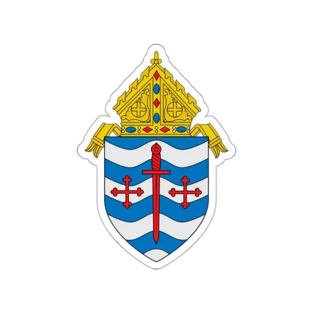 Roman Catholic Archdiocese of Saint Paul and Minneapolis 2 - STICKER Vinyl Die-Cut Decal White Die-Cut 2 Inch - The Sticker Space