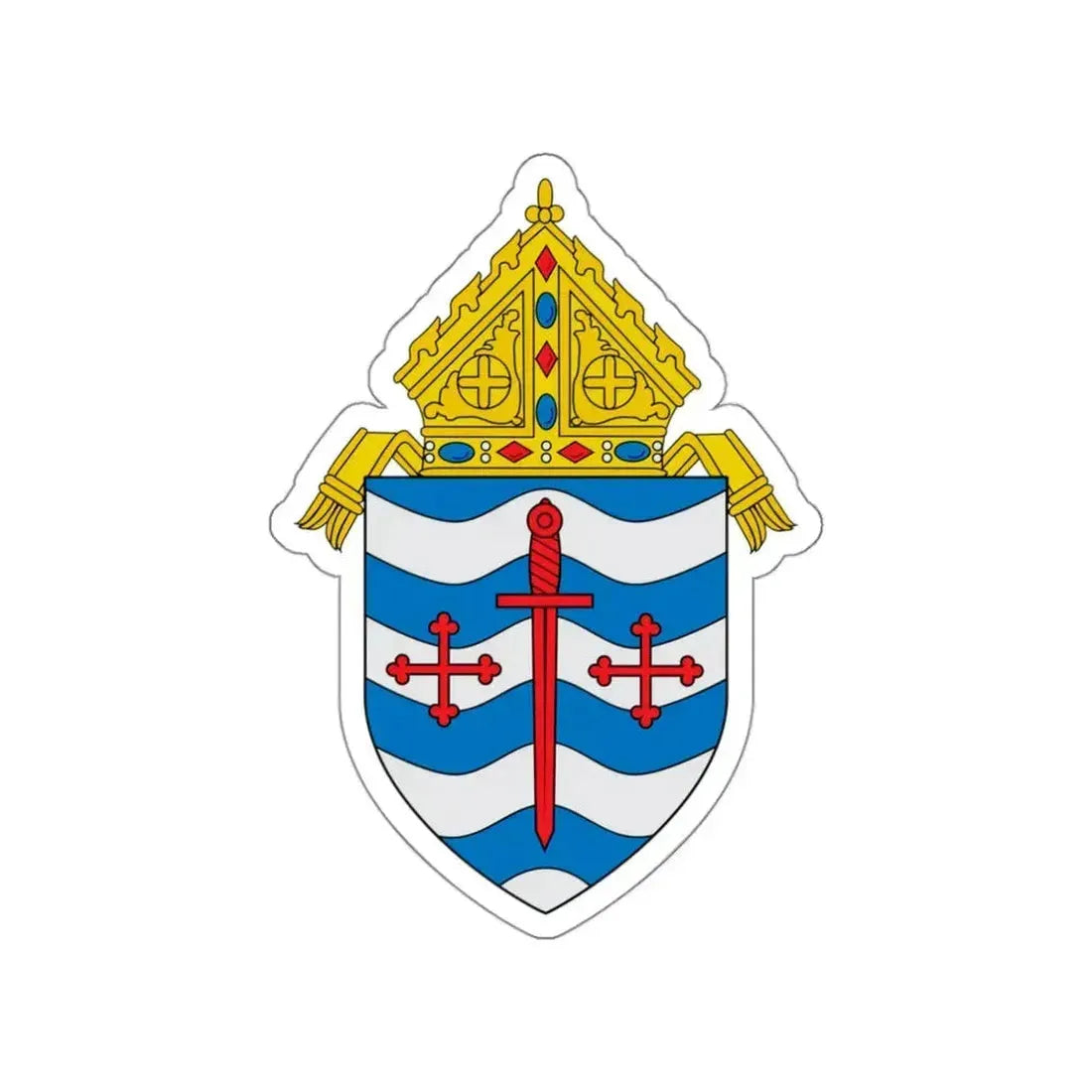 Roman Catholic Archdiocese of Saint Paul and Minneapolis 2 - STICKER Vinyl Die-Cut Decal White Die-Cut 3 Inch - The Sticker Space