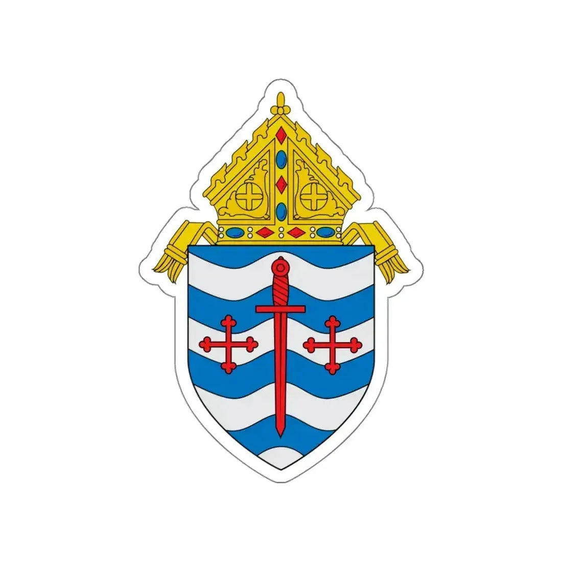 Roman Catholic Archdiocese of Saint Paul and Minneapolis 2 - STICKER Vinyl Die-Cut Decal White Die-Cut 4 Inch - The Sticker Space