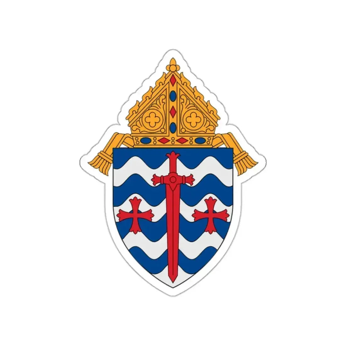 Roman Catholic Archdiocese of Saint Paul and Minneapolis - STICKER Vinyl Die-Cut Decal White Die-Cut 2 Inch - The Sticker Space