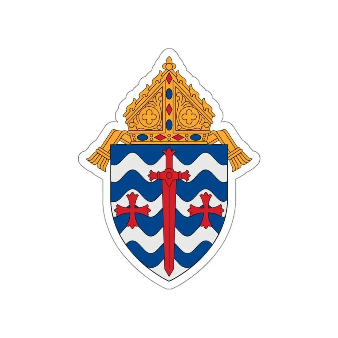 Roman Catholic Archdiocese of Saint Paul and Minneapolis - STICKER Vinyl Die-Cut Decal White Die-Cut 3 Inch - The Sticker Space