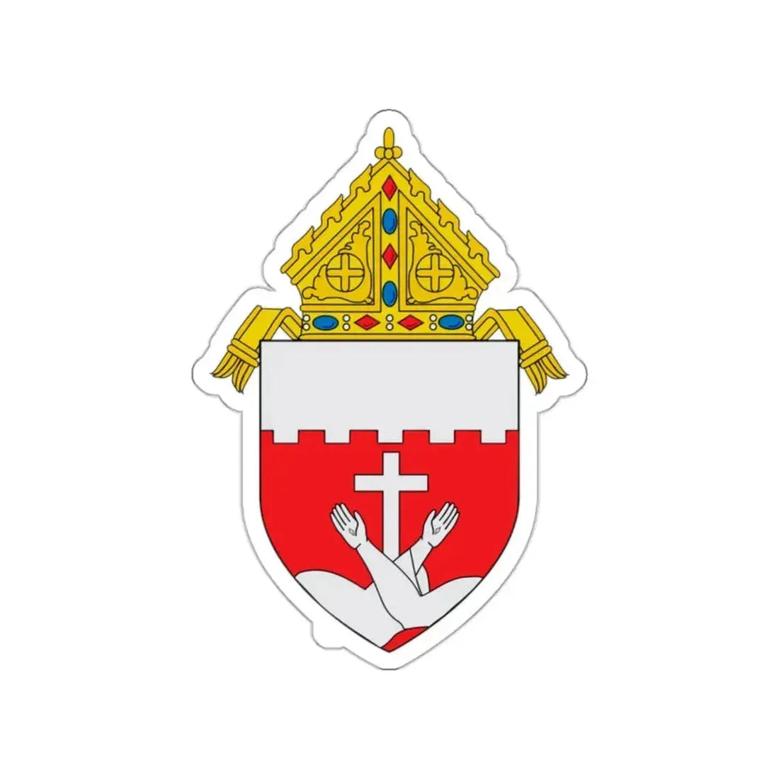 Roman Catholic Archdiocese of San Francisco - STICKER Vinyl Die-Cut Decal White Die-Cut 2 Inch - The Sticker Space