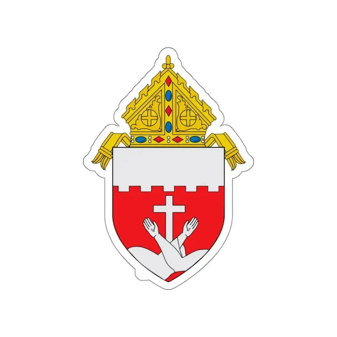 Roman Catholic Archdiocese of San Francisco - STICKER Vinyl Die-Cut Decal White Die-Cut 3 Inch - The Sticker Space