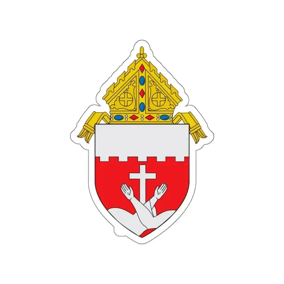 Roman Catholic Archdiocese of San Francisco - STICKER Vinyl Die-Cut Decal White Die-Cut 5 Inch - The Sticker Space