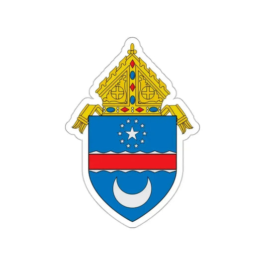Roman Catholic Diocese of Arlington 2 - STICKER Vinyl Die-Cut Decal White Die-Cut 2 Inch - The Sticker Space