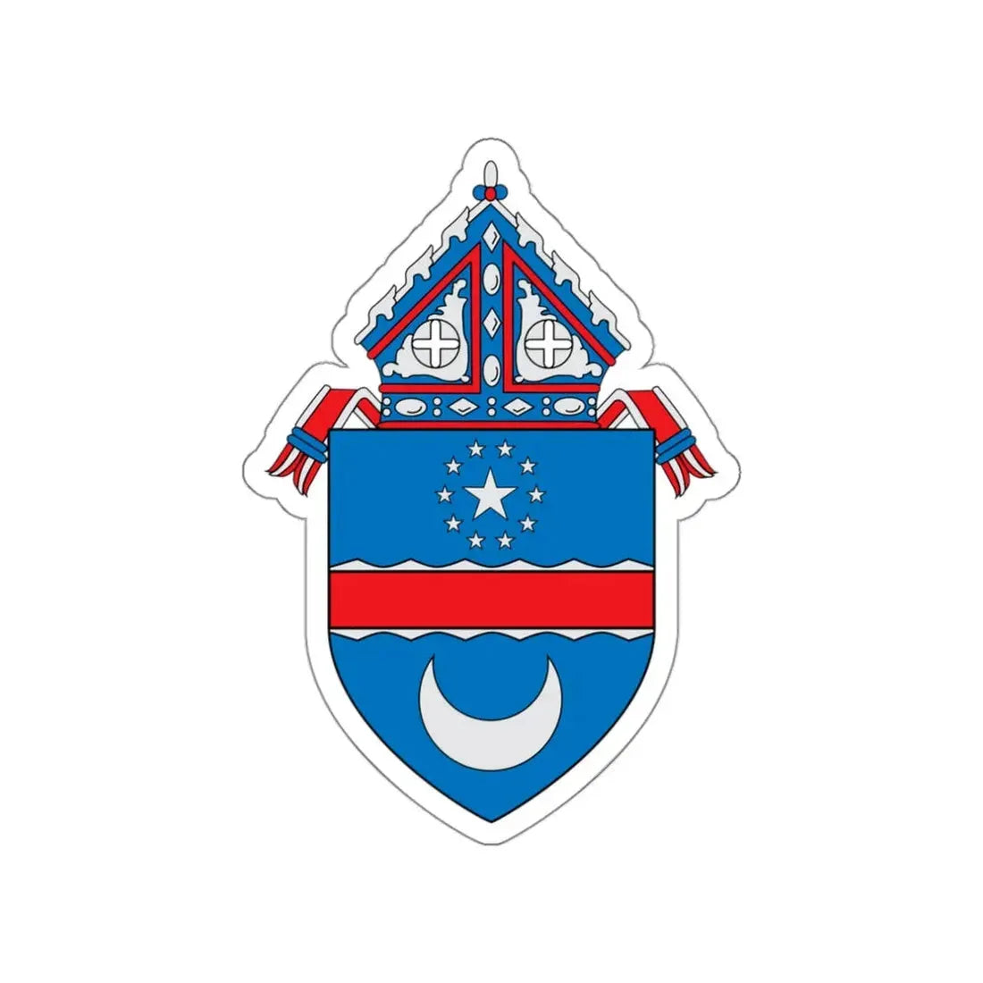 Roman Catholic Diocese of Arlington - STICKER Vinyl Die-Cut Decal - The Sticker Space